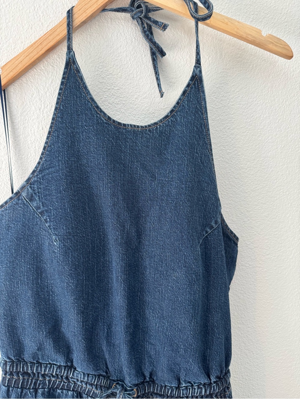 Abercrombie & Fitch Dark Blue Balloon-Leg Jumpsuit - Picture 5 of 9